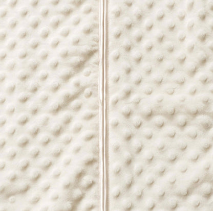 HALO Saco de dormir, TOG 1.5, Velboa, puntos de felpa color crema, 12-18 meses