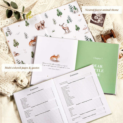 Lanpn Hello Baby Libro de Recuerdos, verde