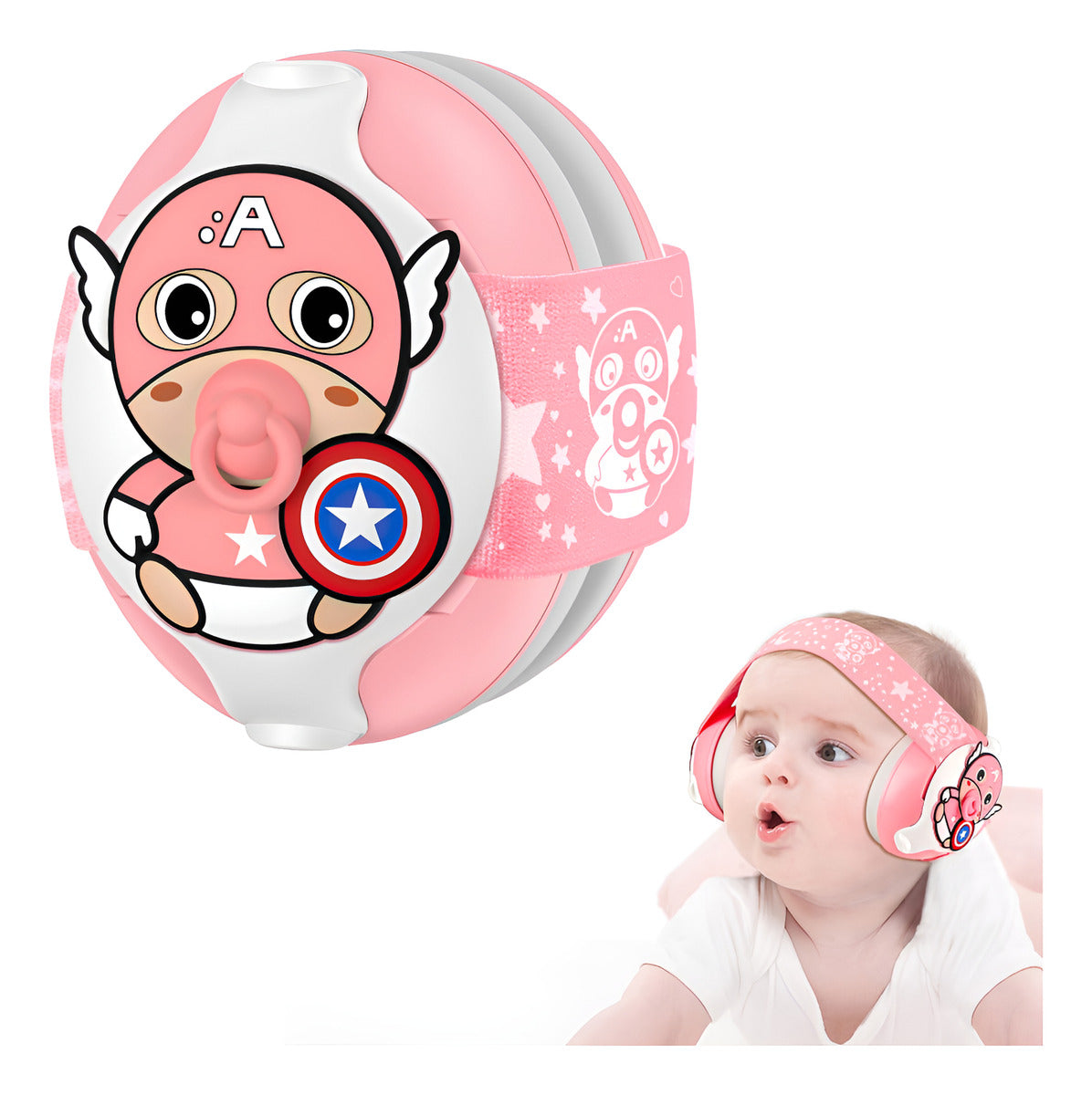 Orejeras A Prueba De Sonido Para Bebés 0 A 36 Meses Premium