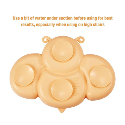 Plato de succión de silicona para bebé con tenedor y cuchara