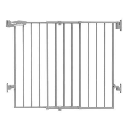 Babelio - Puerta de seguridad para bebés para escaleras y puertas, de 66-109 cm de ancho x 86 cm de alto