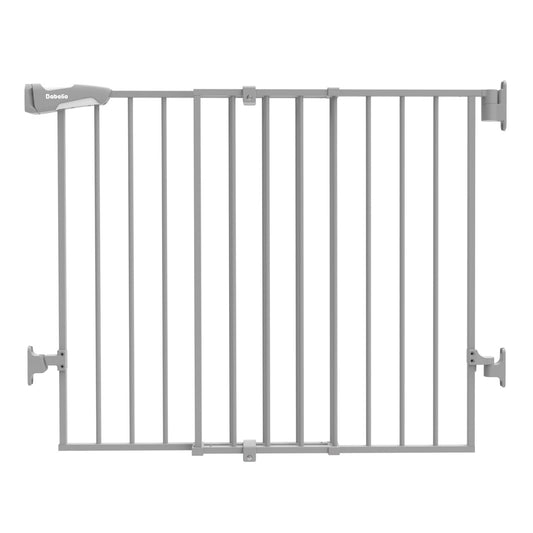 Babelio - Puerta de seguridad para bebés para escaleras y puertas, de 66-109 cm de ancho x 86 cm de alto