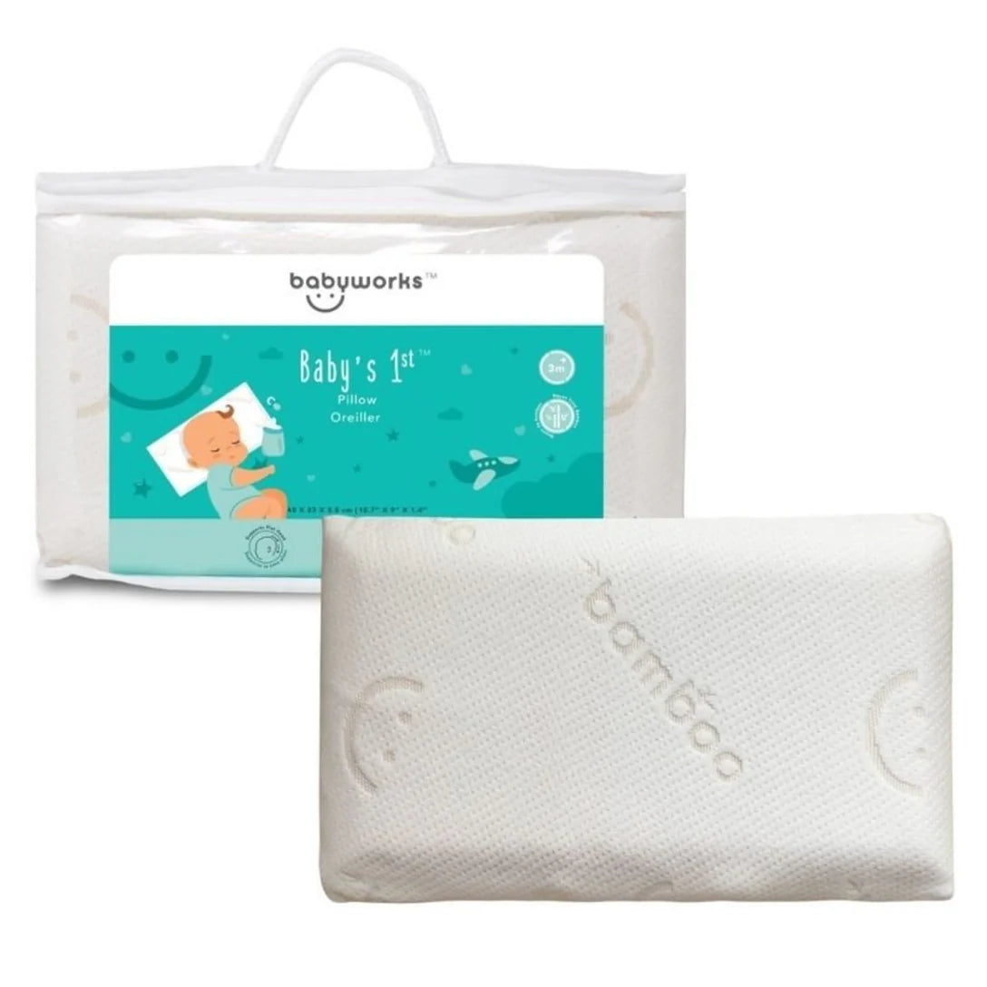 Baby Works Baby's 1st Pillow with Bamboo Pillow Case