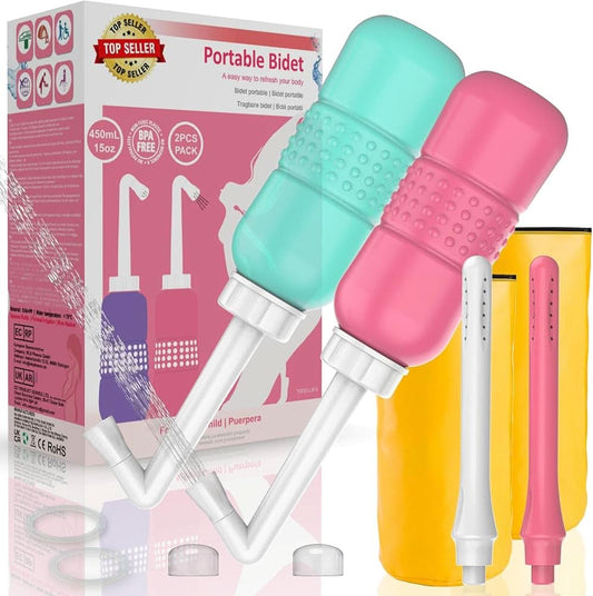 Paquete de 2 unidades de lavado íntimo 2 en 1 para mujer