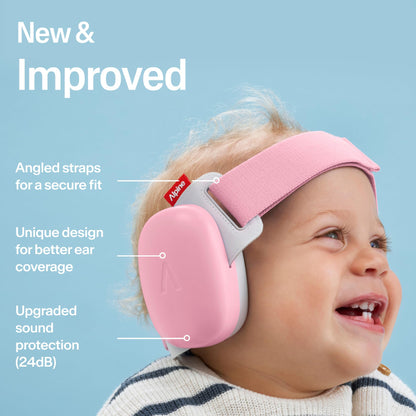 Alpine Muffy Baby - Orejeras para bebés y niños pequeños mejoradas