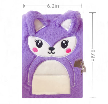 Diario Fox para niñas con candado y llaves