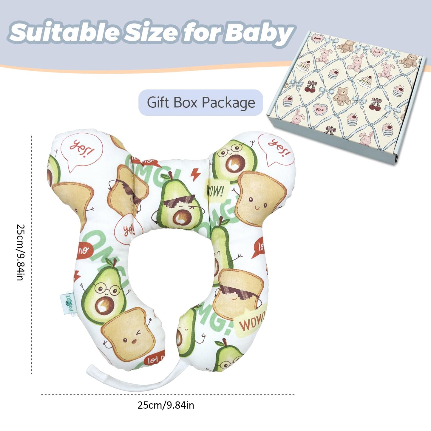 Almohada de viaje para bebé
