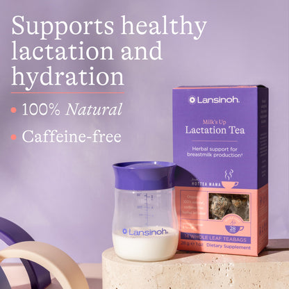 Lansinoh + HotTea Mama Milk's Up, té de apoyo a la lactancia materna y la lactancia