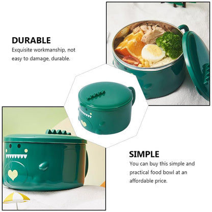 Hemoton Tazón de Fideos de Acero Inoxidable