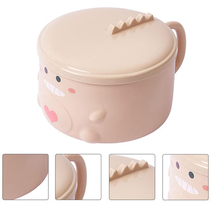 Hemoton Tazón de Fideos de Acero Inoxidable Rosado