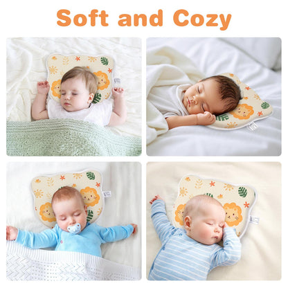 Almohada Suave y Transpirable para Bebé con Espuma