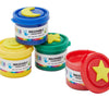 Bright Creations juego de pintura para dedos para manualidades infantiles con bloc de papel y sellos
