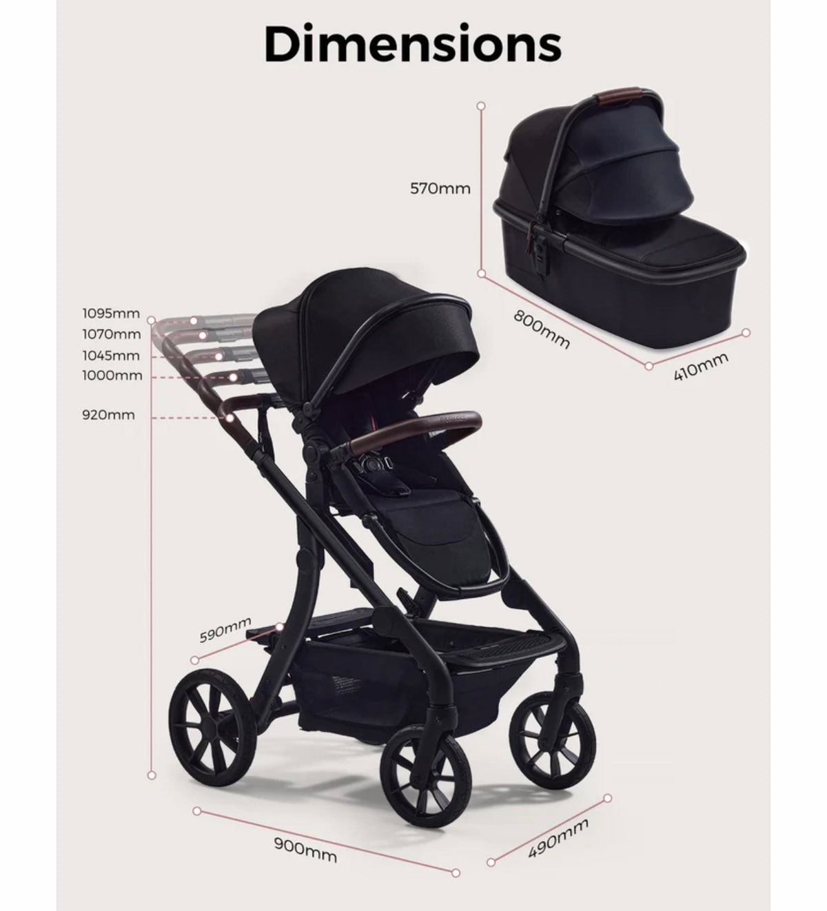 Coche Momcozy para bebé ChangeGo