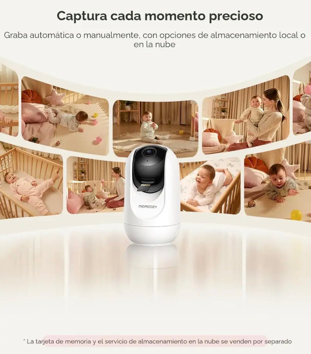 Monitor Momcozy BM03 de 5″ Full HD con Cámara 1080P, app móvil