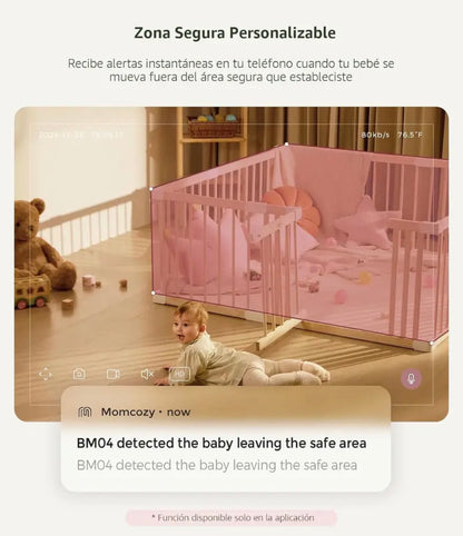 Monitor Momcozy BM03 de 5″ Full HD con Cámara 1080P, app móvil