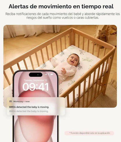 Monitor Momcozy BM03 de 5″ Full HD con Cámara 1080P, app móvil