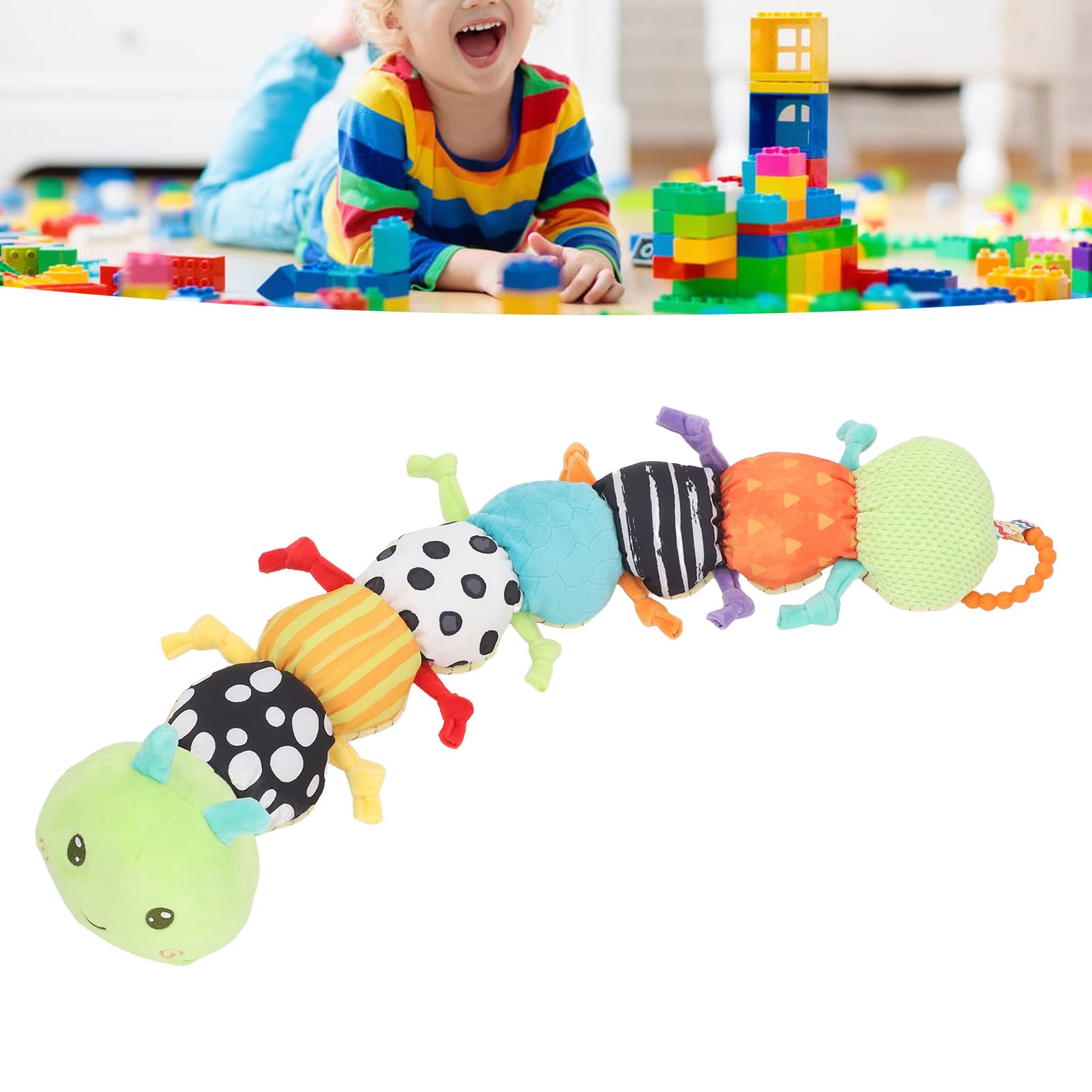 Sorandy Juguete Musical de Peluche con Sonido Arrugado, Sonajero, Chirriador para Bebés