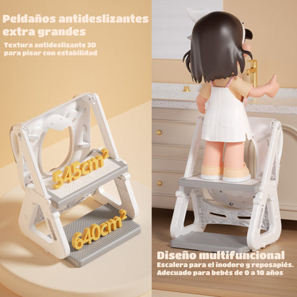 Baño Asiento Entrenador Infantil Para Niños Con Escaleras