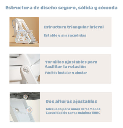 Baño Asiento Entrenador Infantil Para Niños Con Escaleras