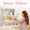 Family Dollhouse People - Figuras de personas de casa de muñecas - 5 figuras de acción articulables