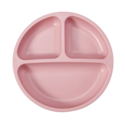 Paquete de 3 platos divididos de silicona