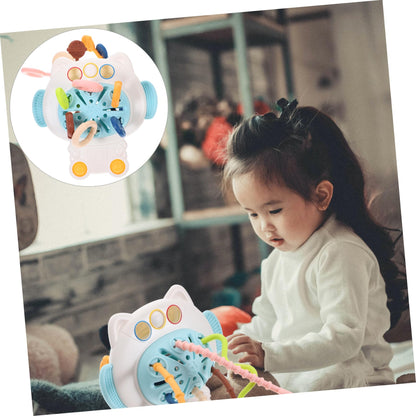 Juguetes con cordón para la dentición del baño