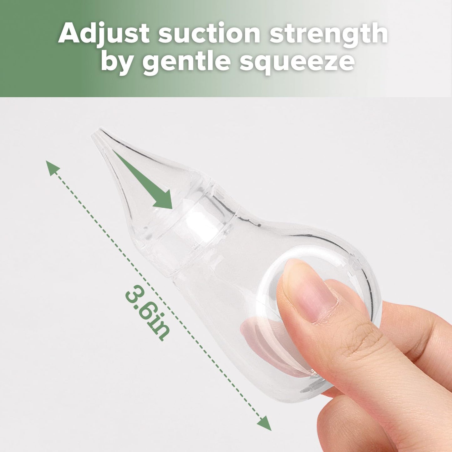 haakaa Aspirador nasal de silicona para bebé
