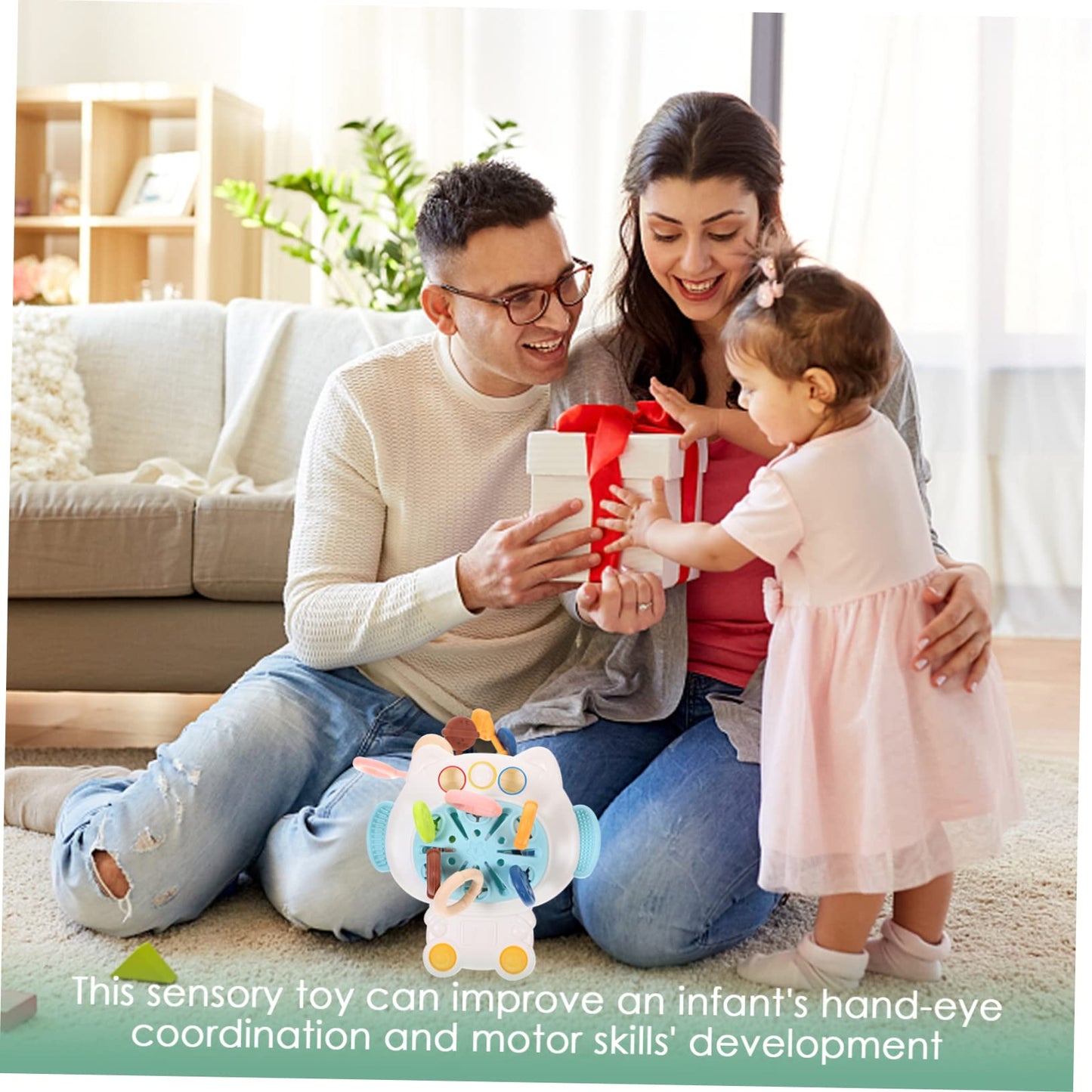 Juguetes con cordón para la dentición del baño