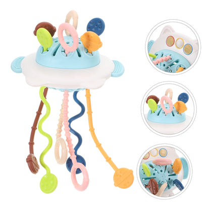 Juguetes con cordón para la dentición del baño