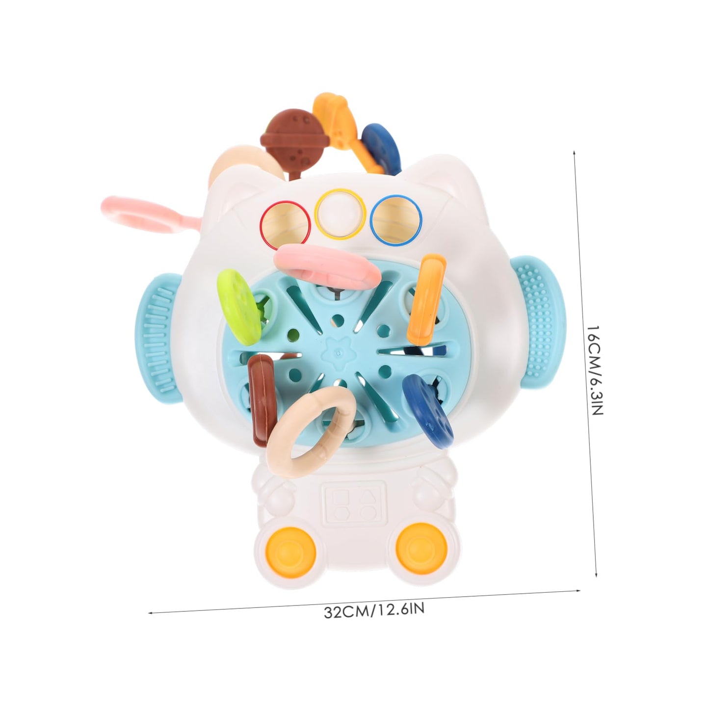 Juguetes con cordón para la dentición del baño