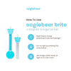 oogiebear Brite - Limpiador de nariz para bebés y herramienta de eliminación de cera de oídos