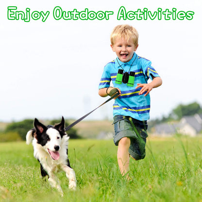 Binoculares de juguete a prueba de golpes, para niños de 3 a 12 años de edad