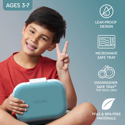 Bentgo Chill Kids - Lonchera a prueba de fugas, caja Bento de 4 compartimentos