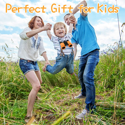 Binoculares de juguete a prueba de golpes, para niños de 3 a 12 años de edad