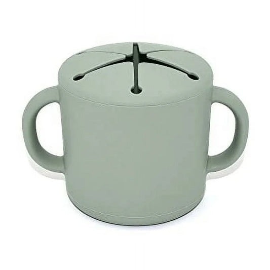 Vaso de silicona antiderrames para bocadillos