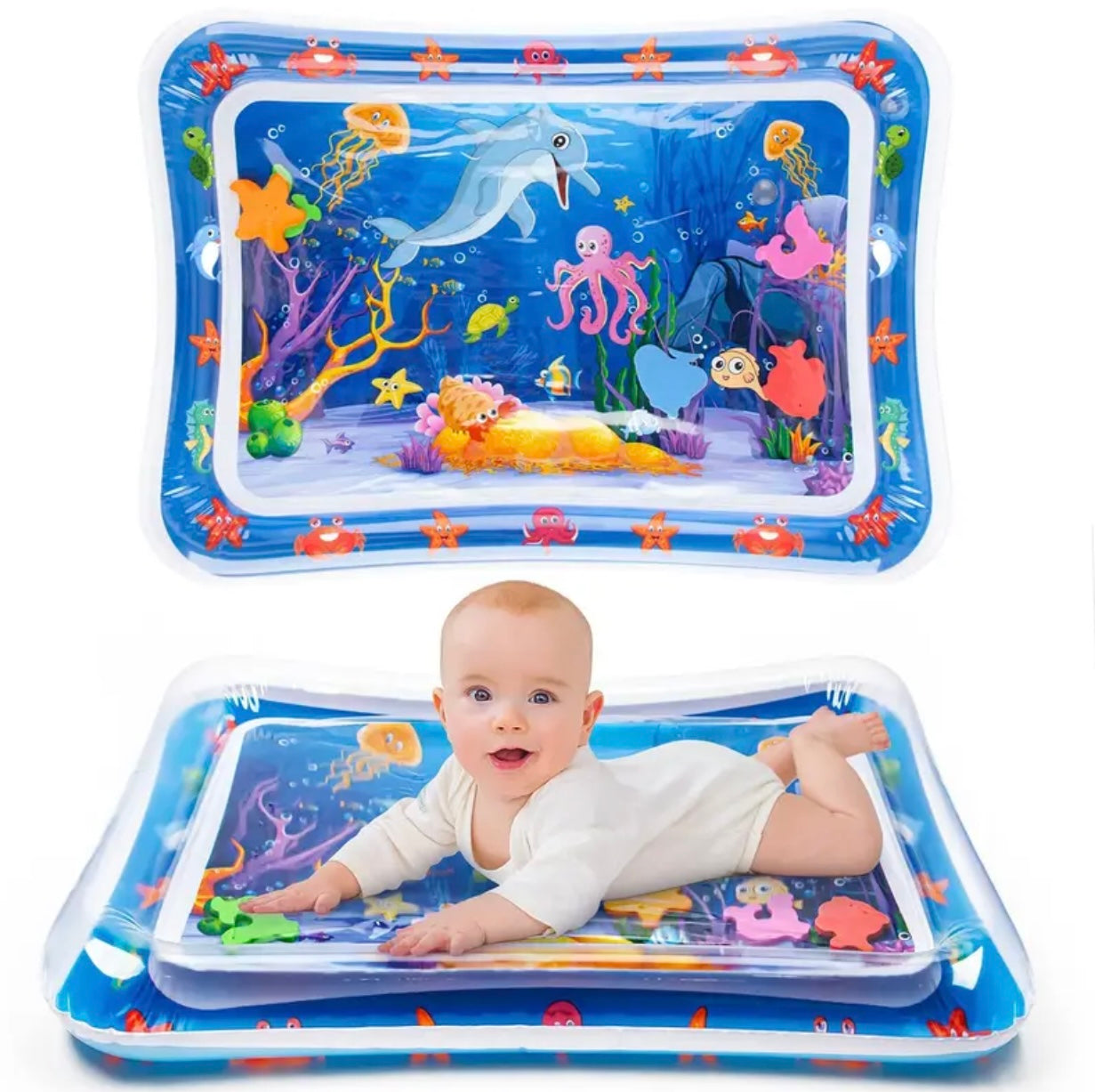 Alfombra de agua para tummy time