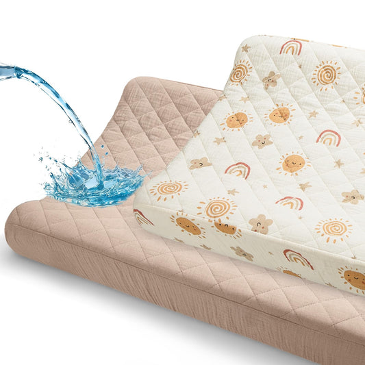 Funda impermeable para cambiador, funda de muselina para cambiador