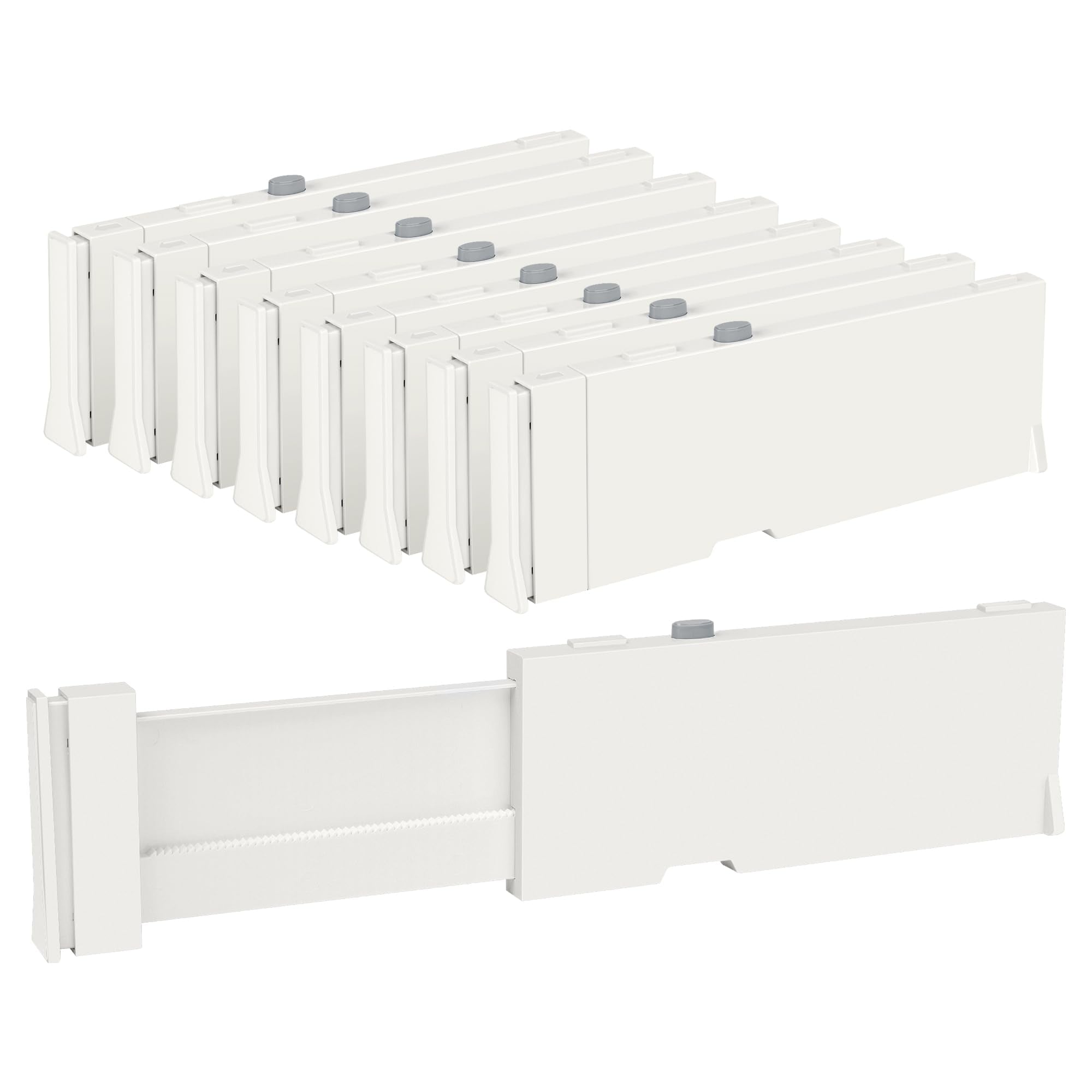 Vtopmart Separadores de cajones para ropa, paquete de 12