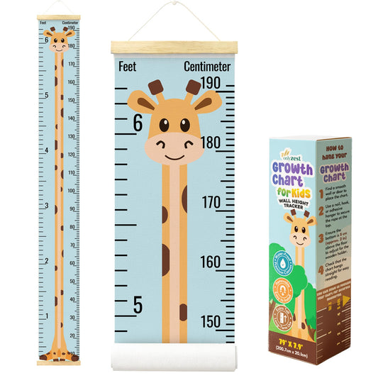 Tabla de crecimiento para niños para pared
