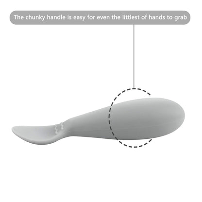 PandaEar Cucharas para bebés sin BPA, paquete de 4