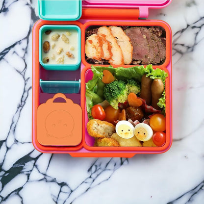 Paquete de 2 recipientes de silicona a prueba de fugas para salsas para llevar