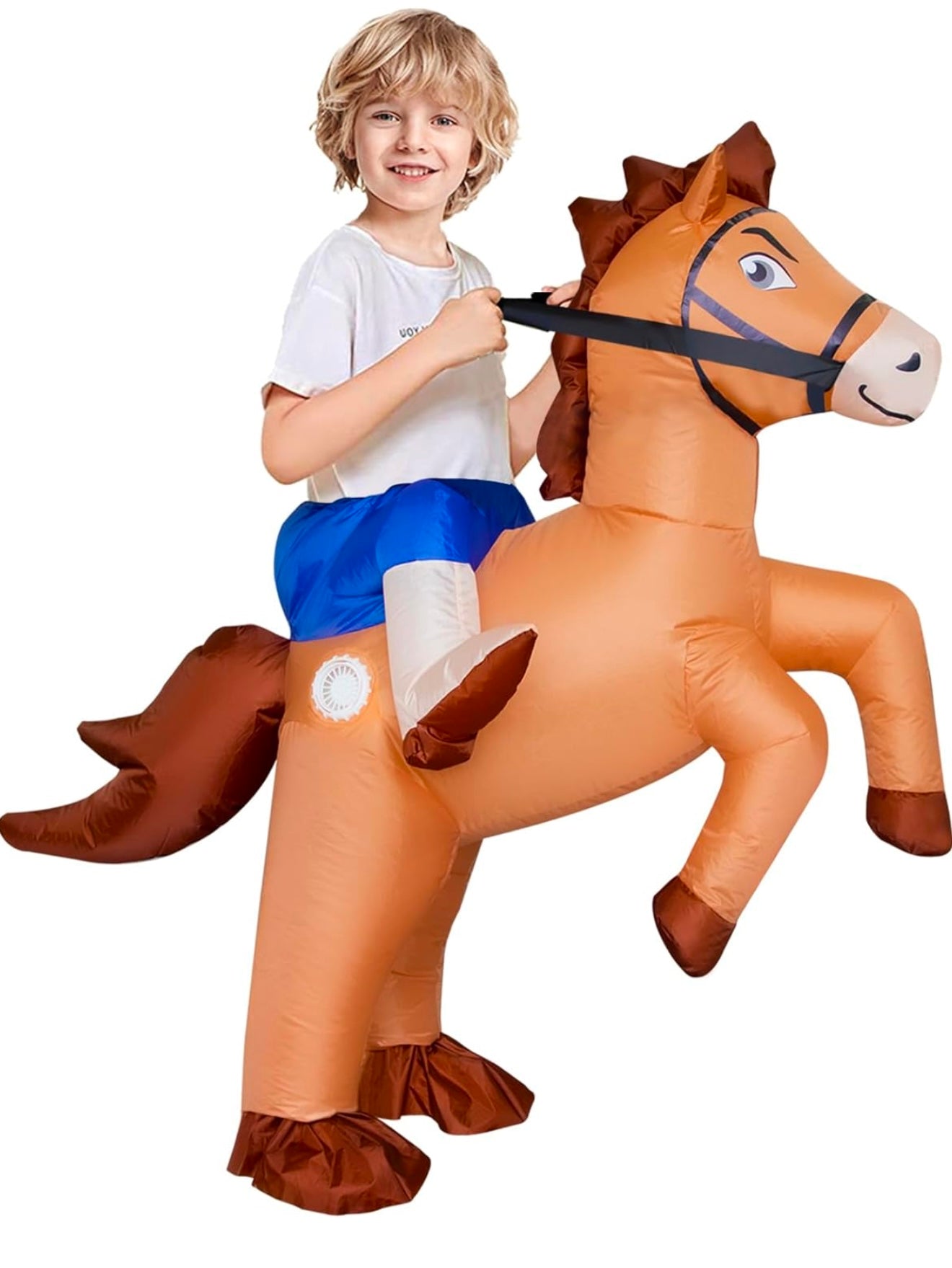 Stegosaurus Disfraz inflable de caballo para niños