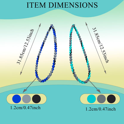 Paquete de 2 collares masticables para necesidades sensoriales