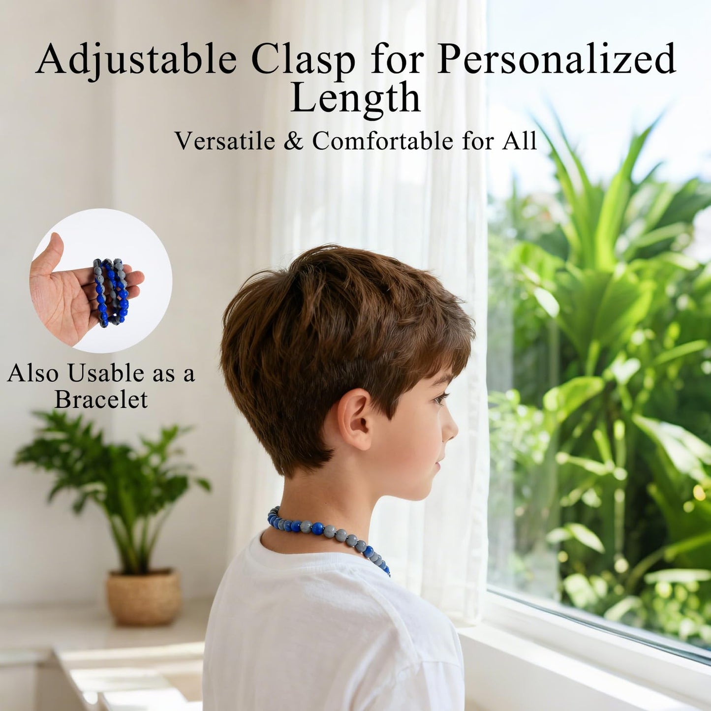 Paquete de 2 collares masticables para necesidades sensoriales