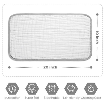 MUKIN Paños de muselina para bebés, paños de algodón ultra suaves