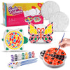 Weilim Paint Your Own Stepping Stones Paquete de 5 para niños