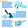 YOLOPLUS+ Juguete de guitarra ukelele de 17 pulgadas para niños, 4 cuerdas