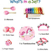Juego de instrumentos musicales para niños, 12 piezas de instrumentos