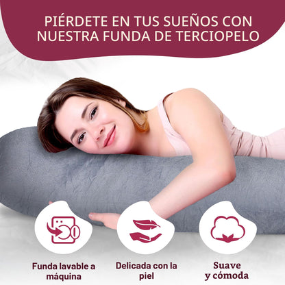 PILLANI - Almohadas de embarazo para dormir – Almohadón de maternidad de 57 pulgadas