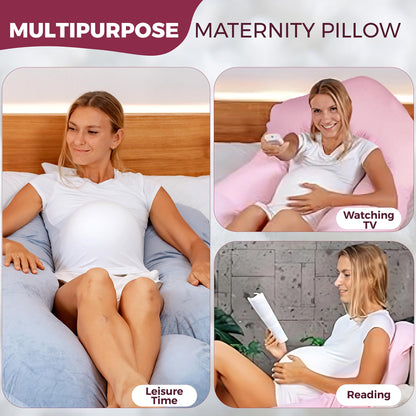 PILLANI - Almohadas de embarazo para dormir – Almohadón de maternidad de 57 pulgadas